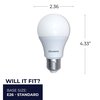 Bulbrite Dusk to Dawn 9 Watt A19 LED Light Bulb Medium (E26) Base - 3000K (Soft White Light), 800 Lumens, 4PK 862791
